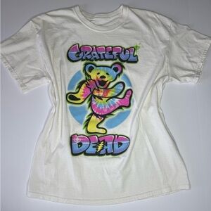 Grateful Dead Dancing Bear Tie Dye Graphic T Shirt